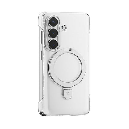MagSafe-deksel for Samsung Galaxy S26 S942, Torras, Ostand Slim, Gjennomsiktig