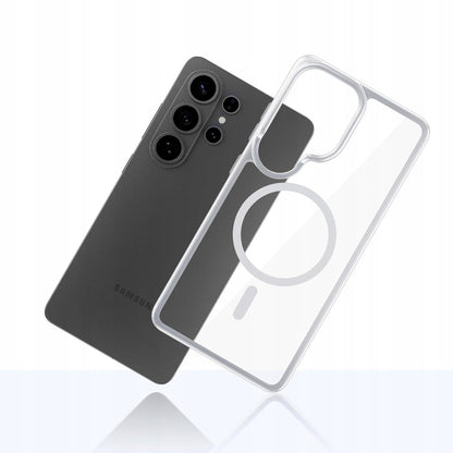 MagSafe-deksel for Samsung Galaxy S26 Ultra S948, 3MK, Armor MagCase, Transparent