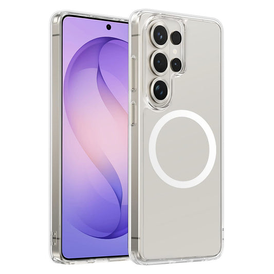 MagSafe-deksel for Samsung Galaxy S26 Ultra S948, Blueo, Crystal+ Anti-Drop, Gjennomsiktig