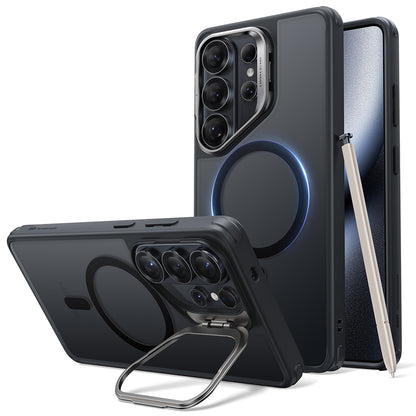 MagSafe-deksel for Samsung Galaxy S26 Ultra, ESR, Classic Hybrid Kickstand, Satinert Svart