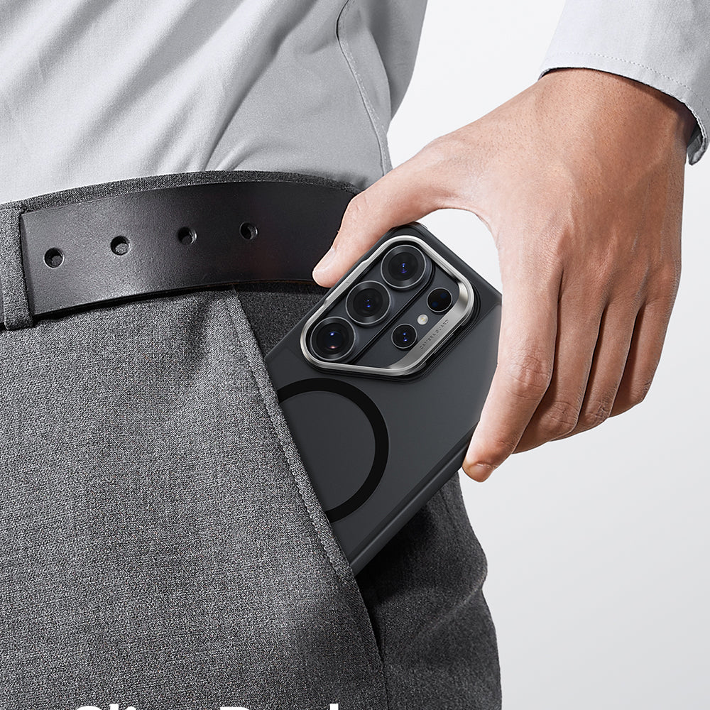 MagSafe-deksel for Samsung Galaxy S26 Ultra, ESR, Classic Hybrid Kickstand, Satinert Svart