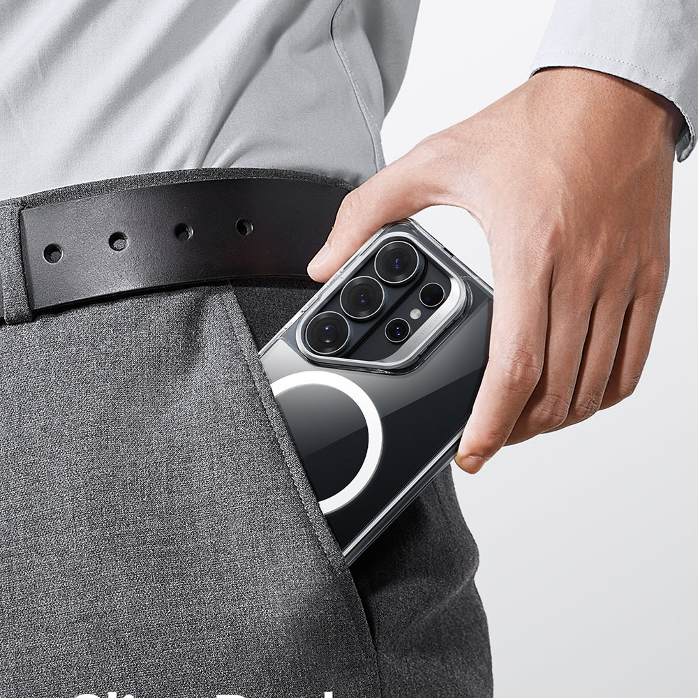 MagSafe-deksel for Samsung Galaxy S26 Ultra, ESR, Classic Hybrid Kickstand, Gjennomsiktig