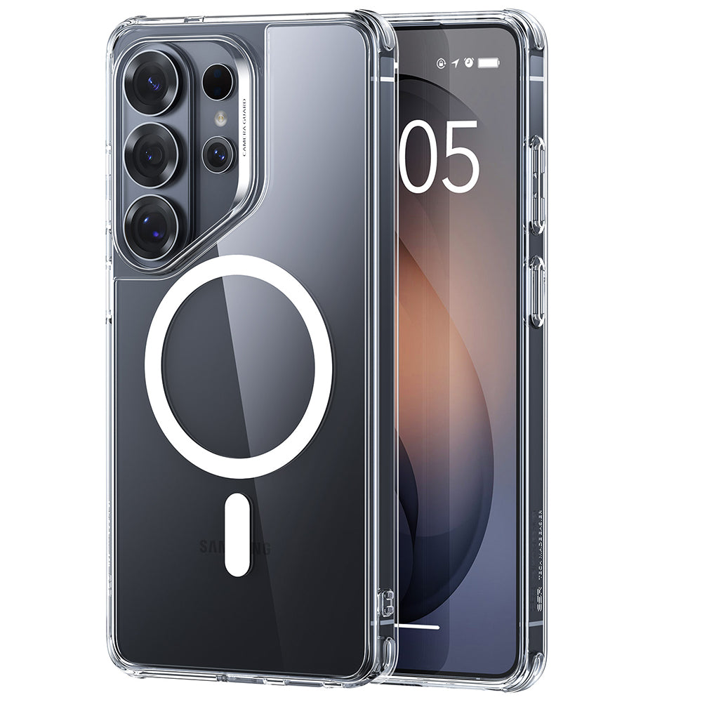 MagSafe-deksel for Samsung Galaxy S26 Ultra, ESR, Classic Hybrid, Gjennomsiktig