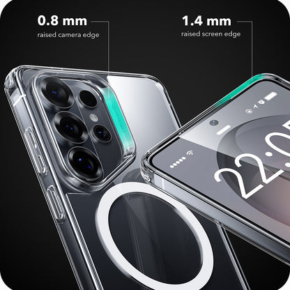 MagSafe-deksel for Samsung Galaxy S26 Ultra, ESR, Classic Hybrid, Gjennomsiktig