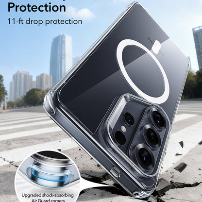 MagSafe-deksel for Samsung Galaxy S26 Ultra, ESR, Classic Hybrid, Gjennomsiktig