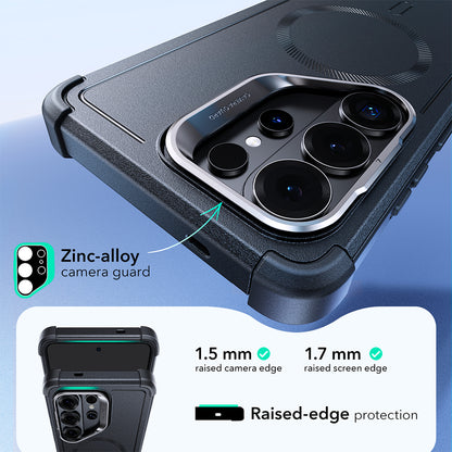 MagSafe-deksel for Samsung Galaxy S26 Ultra, ESR, Cyber Armor Kickstand, Blå