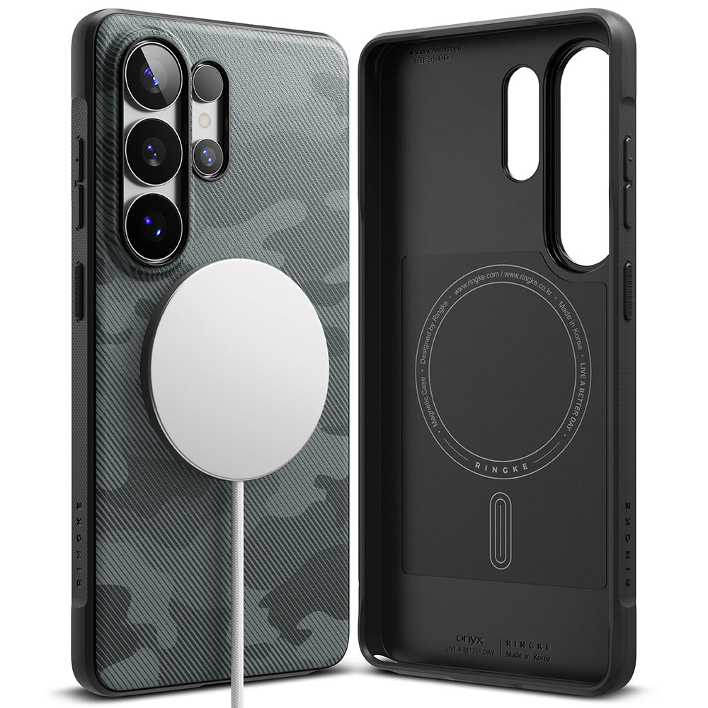 MagSafe-deksel for Samsung Galaxy S26 Ultra S948, Ringke, Onyx, Camouflage