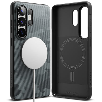 MagSafe-deksel for Samsung Galaxy S26 Ultra S948, Ringke, Onyx, Camouflage