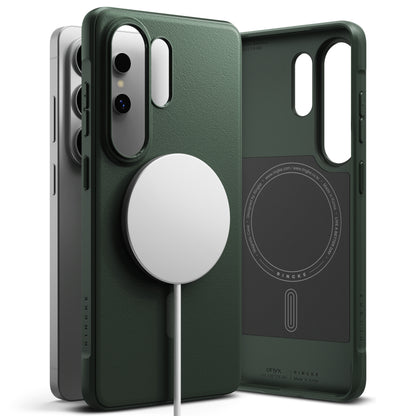 MagSafe-deksel for Samsung Galaxy S26 Ultra S948, Ringke, Onyx, Mørkegrønn