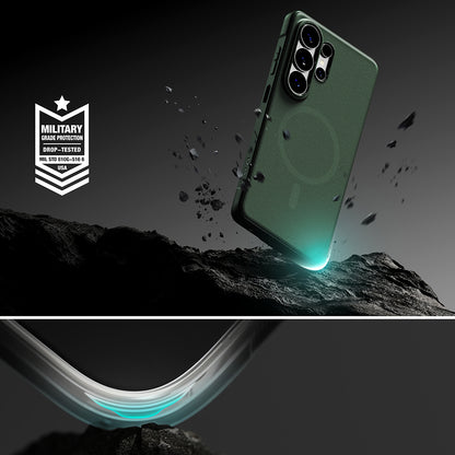 MagSafe-deksel for Samsung Galaxy S26 Ultra S948, Ringke, Onyx, Mørkegrønn