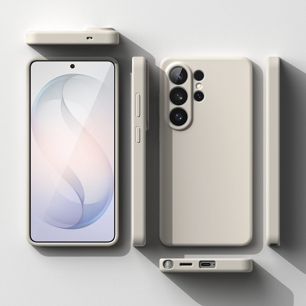 MagSafe-deksel for Samsung Galaxy S26 Ultra, Ringke, Silikon, Krem