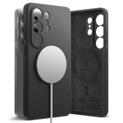 MagSafe-deksel for Samsung Galaxy S26 Ultra, Ringke, Silikon, Svart