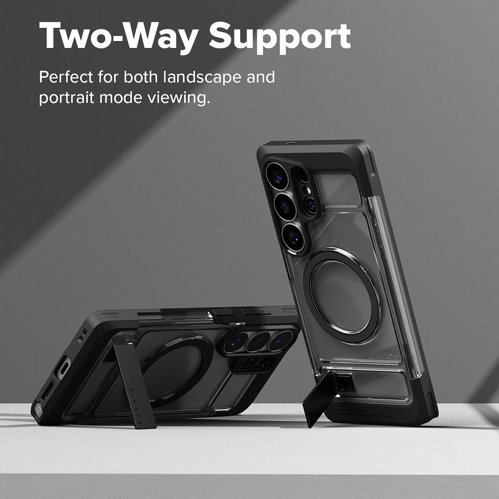 MagSafe-deksel for Samsung Galaxy S26 Ultra S948, Ringke, UX, Røykfarget