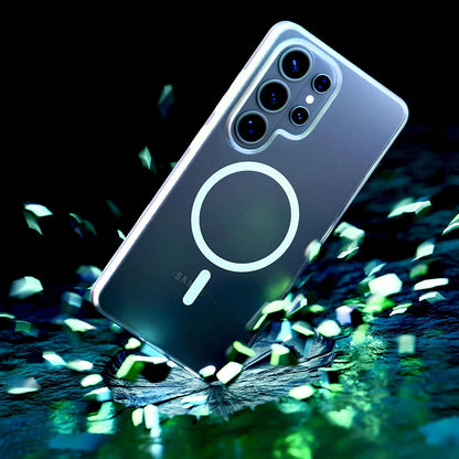 MagSafe-deksel for Samsung Galaxy S26 Ultra S948, 3MK, Clear MagCase, Gjennomsiktig