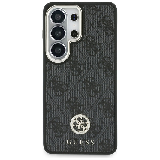MagSafe-deksel for Samsung Galaxy S26 Ultra S948, GUESS, 4G Big Rhinestone Triangle Strap, Svart