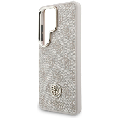 MagSafe-deksel for Samsung Galaxy S26 Ultra S948, GUESS, 4G Big Rhinestone Triangle Strap, Rosa