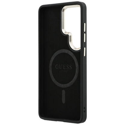 MagSafe-deksel for Samsung Galaxy S26 Ultra S948, Guess, 4G Embossed Ring, Blå