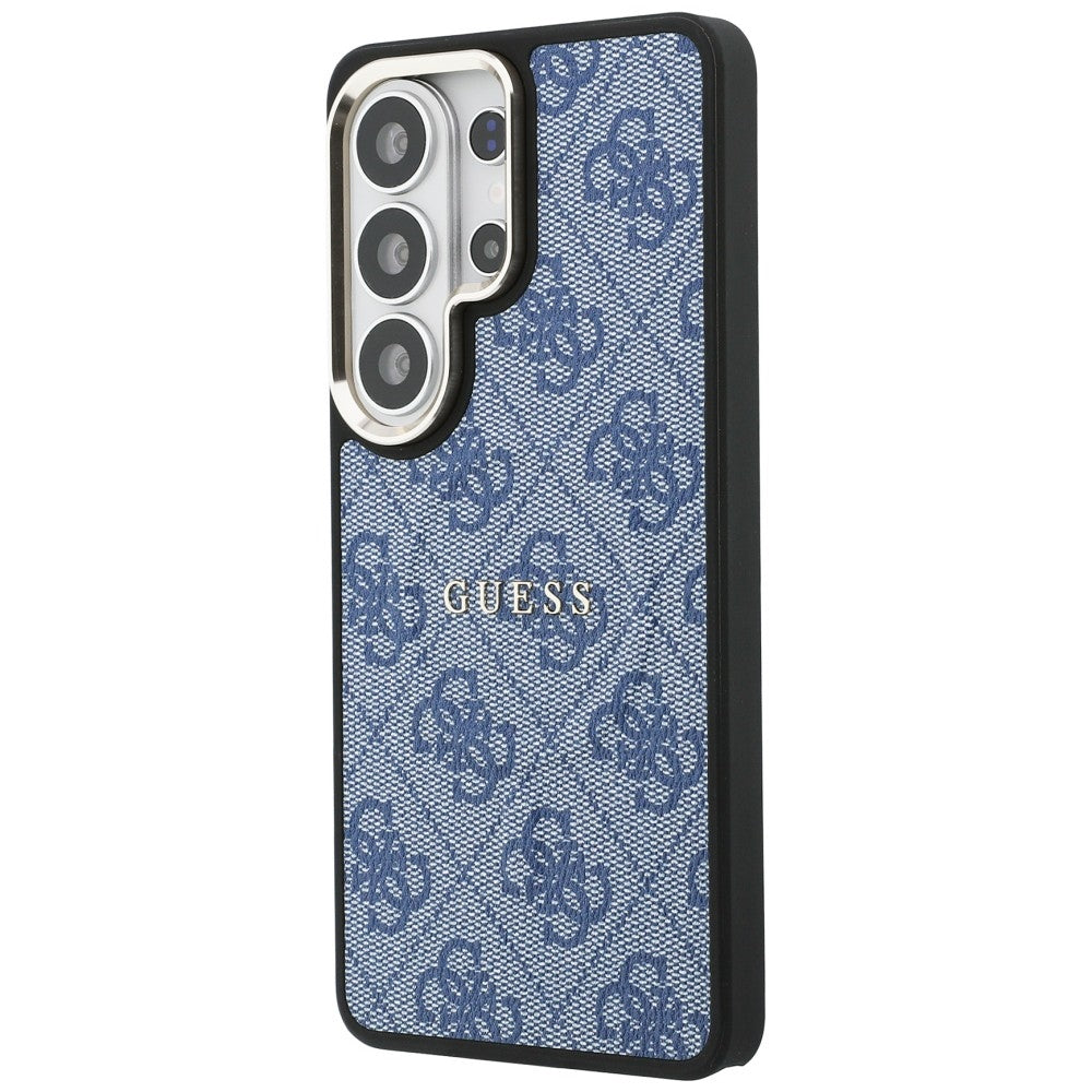 MagSafe-deksel for Samsung Galaxy S26 Ultra S948, Guess, 4G Embossed Ring, Blå