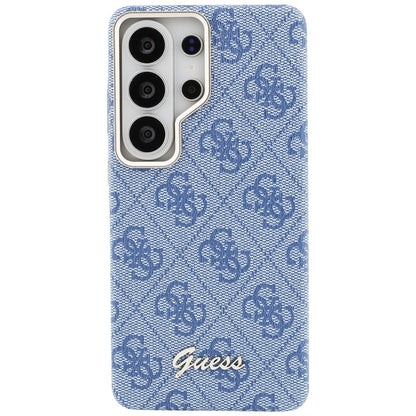 MagSafe-deksel for Samsung Galaxy S26 Ultra S948, Guess, 4G Script Logo, Blå