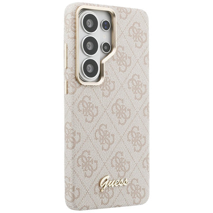 MagSafe-deksel for Samsung Galaxy S26 Ultra S948, Guess, 4G Script Logo, Rosa