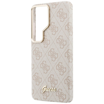 MagSafe-deksel for Samsung Galaxy S26 Ultra S948, Guess, 4G Script Logo, Rosa