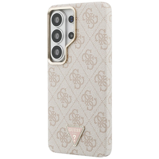 MagSafe-deksel for Samsung Galaxy S26 Ultra S948, Guess, 4G Triangle Logo, Rosa