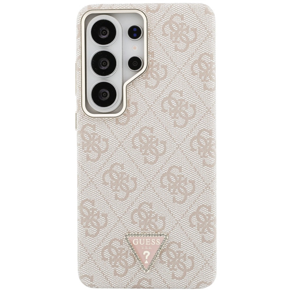 MagSafe-deksel for Samsung Galaxy S26 Ultra S948, Guess, 4G Triangle Logo, Rosa