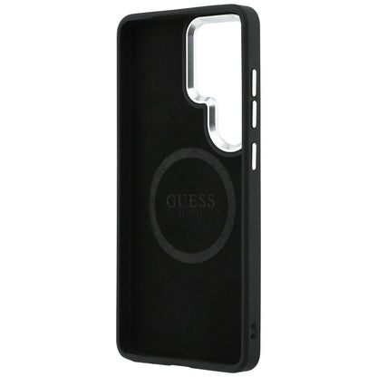 MagSafe-deksel for Samsung Galaxy S26 Ultra S948, Guess, Embossed Ring Triangle Logo, Svart
