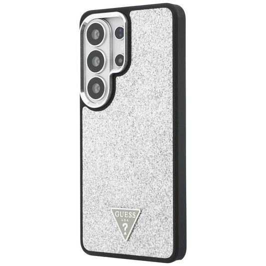 MagSafe-deksel for Samsung Galaxy S26 Ultra S948, Guess, Fast Glitter Triangle Logo, Sølv