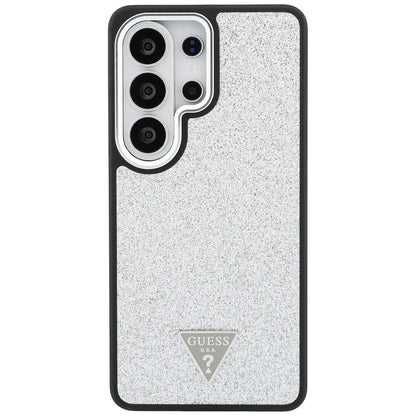 MagSafe-deksel for Samsung Galaxy S26 Ultra S948, Guess, Fast Glitter Triangle Logo, Sølv