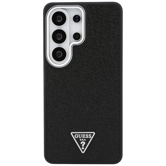 MagSafe-deksel for Samsung Galaxy S26 Ultra S948, Guess, Fixed Glitter Triangle Logo, Svart