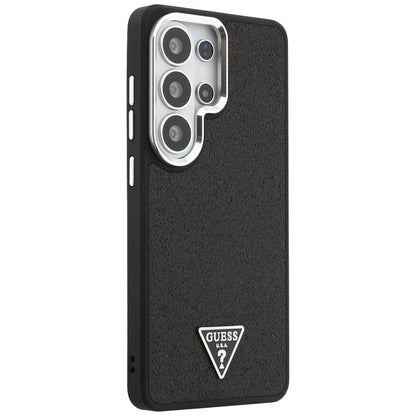 MagSafe-deksel for Samsung Galaxy S26 Ultra S948, Guess, Fixed Glitter Triangle Logo, Svart