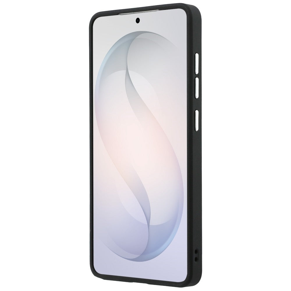 MagSafe-deksel for Samsung Galaxy S26 Ultra S948, Guess, Fixed Glitter Triangle Logo, Svart