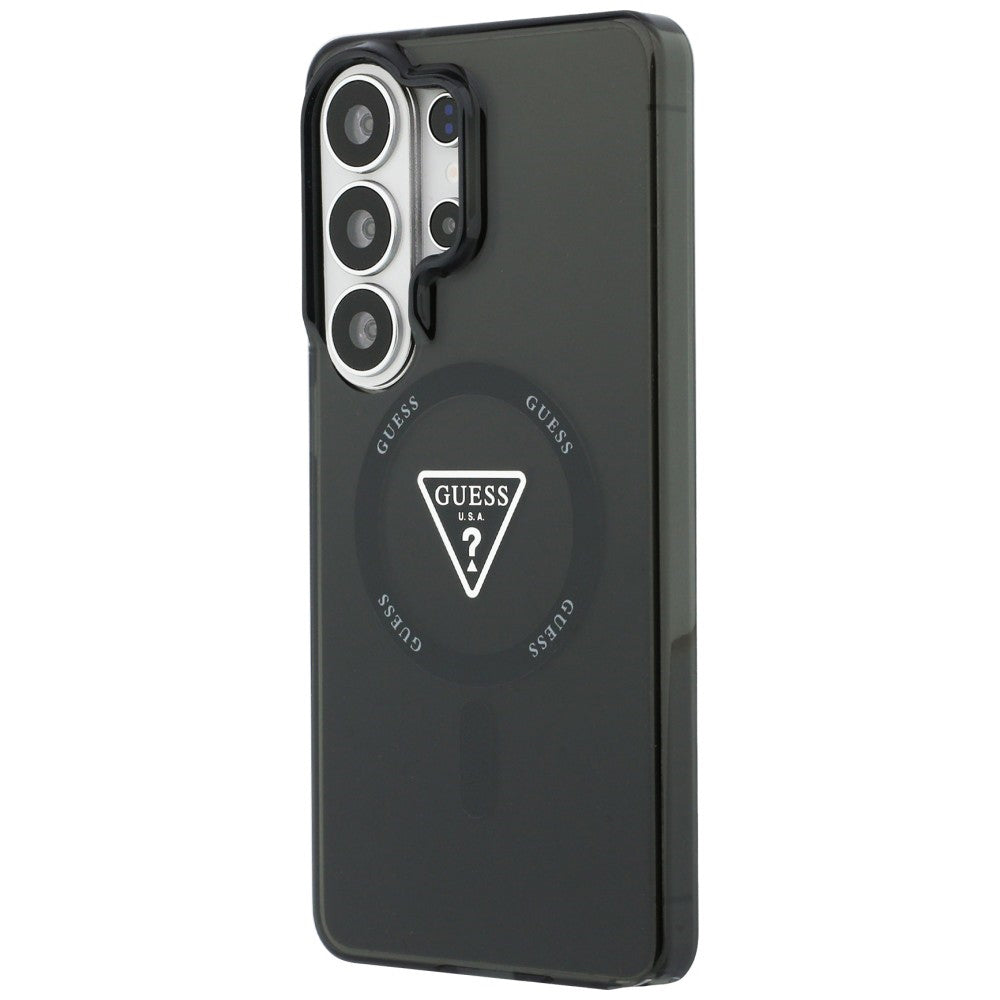 MagSafe-deksel for Samsung Galaxy S26 Ultra S948, Guess, IML Gradient Triangle Logo, Svart