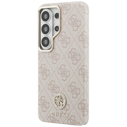 MagSafe-deksel for Samsung Galaxy S26 Ultra S948, Guess, Rhinestone Round Logo, Rosa