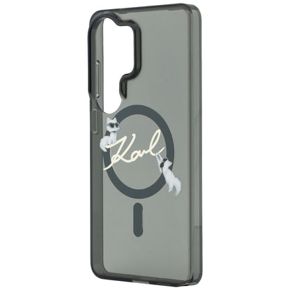 MagSafe-deksel for Samsung Galaxy S26 Ultra S948, Karl Lagerfeld, IML Choupette Karl Script Logo, Svart