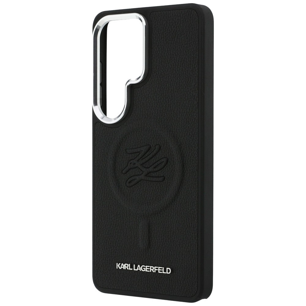 MagSafe-deksel for Samsung Galaxy S26 Ultra S948, Karl Lagerfeld, Initial Logo Debossed, Svart