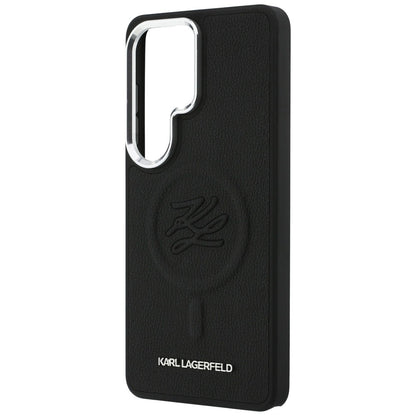 MagSafe-deksel for Samsung Galaxy S26 Ultra S948, Karl Lagerfeld, Initial Logo Debossed, Svart