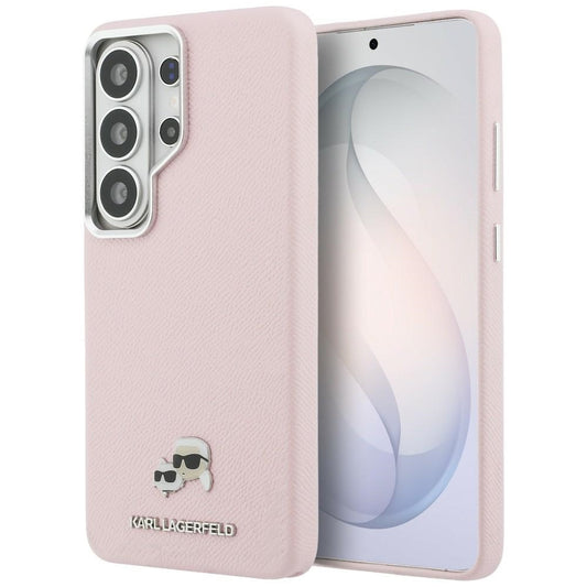 MagSafe-deksel for Samsung Galaxy S26 Ultra S948, Karl Lagerfeld, Karl & Choupette Head's Pin, Rosa