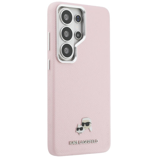 MagSafe-deksel for Samsung Galaxy S26 Ultra S948, Karl Lagerfeld, Karl & Choupette Head's Pin, Rosa