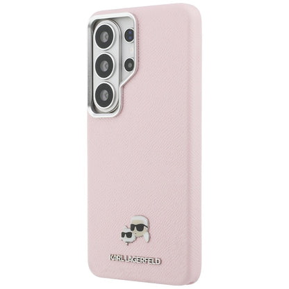 MagSafe-deksel for Samsung Galaxy S26 Ultra S948, Karl Lagerfeld, Karl & Choupette Head's Pin, Rosa