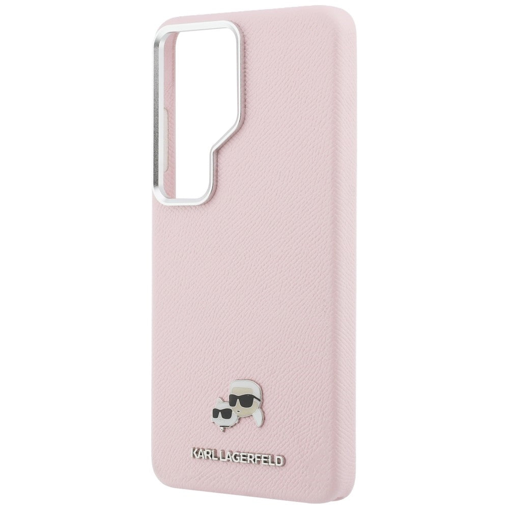 MagSafe-deksel for Samsung Galaxy S26 Ultra S948, Karl Lagerfeld, Karl & Choupette Head's Pin, Rosa
