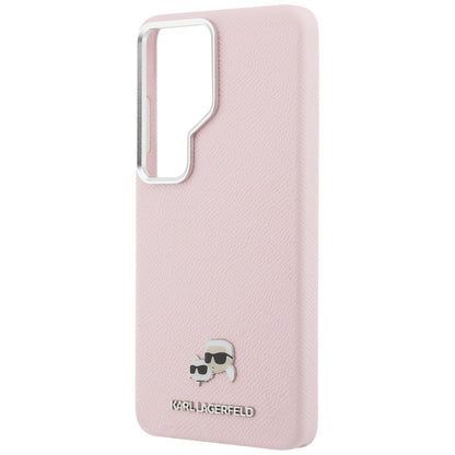 MagSafe-deksel for Samsung Galaxy S26 Ultra S948, Karl Lagerfeld, Karl & Choupette Head's Pin, Rosa