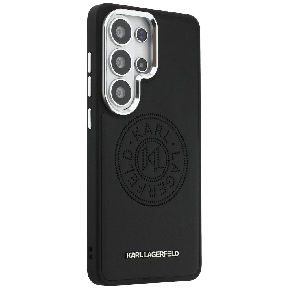 MagSafe-deksel for Samsung Galaxy S26 Ultra S948, Karl Lagerfeld, Karl Round Point Logo, Svart