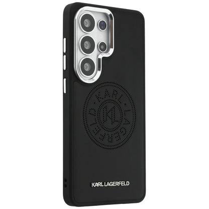 MagSafe-deksel for Samsung Galaxy S26 Ultra S948, Karl Lagerfeld, Karl Round Point Logo, Svart