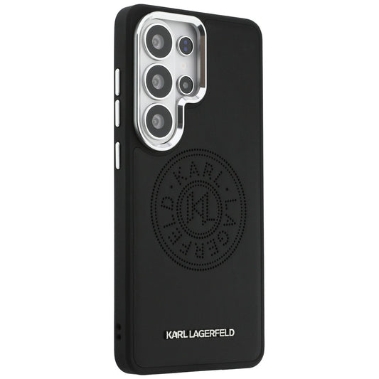 MagSafe-deksel for Samsung Galaxy S26 Ultra S948, Karl Lagerfeld, Karl Round Point Logo, Svart