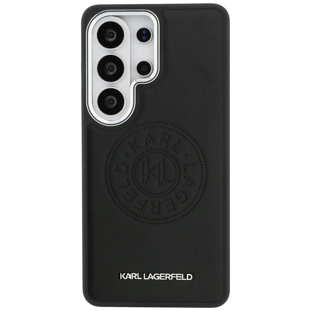 MagSafe-deksel for Samsung Galaxy S26 Ultra S948, Karl Lagerfeld, Karl Round Point Logo, Svart