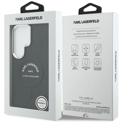 MagSafe-deksel for Samsung Galaxy S26 Ultra S948, Karl Lagerfeld, Karl RSG Logo, Svart