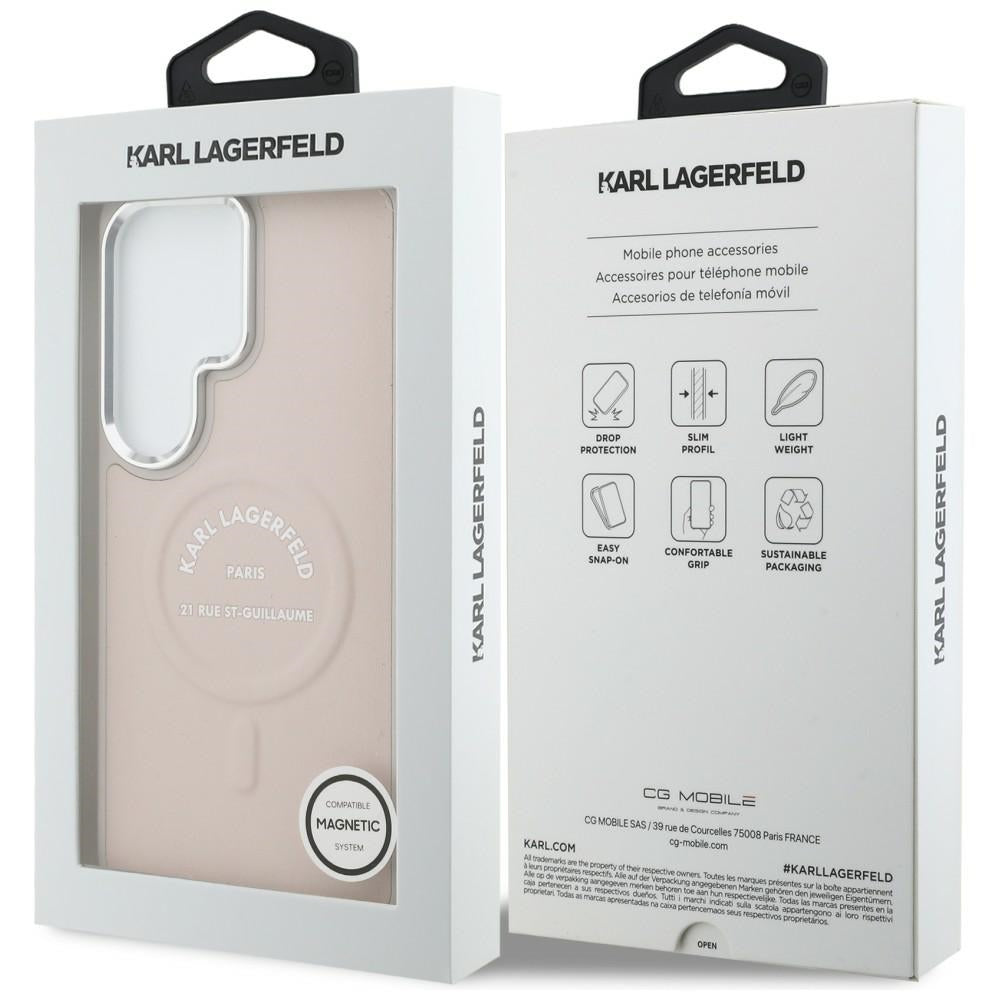 MagSafe-deksel for Samsung Galaxy S26 Ultra S948, Karl Lagerfeld, Karl RSG Logo, Rosa
