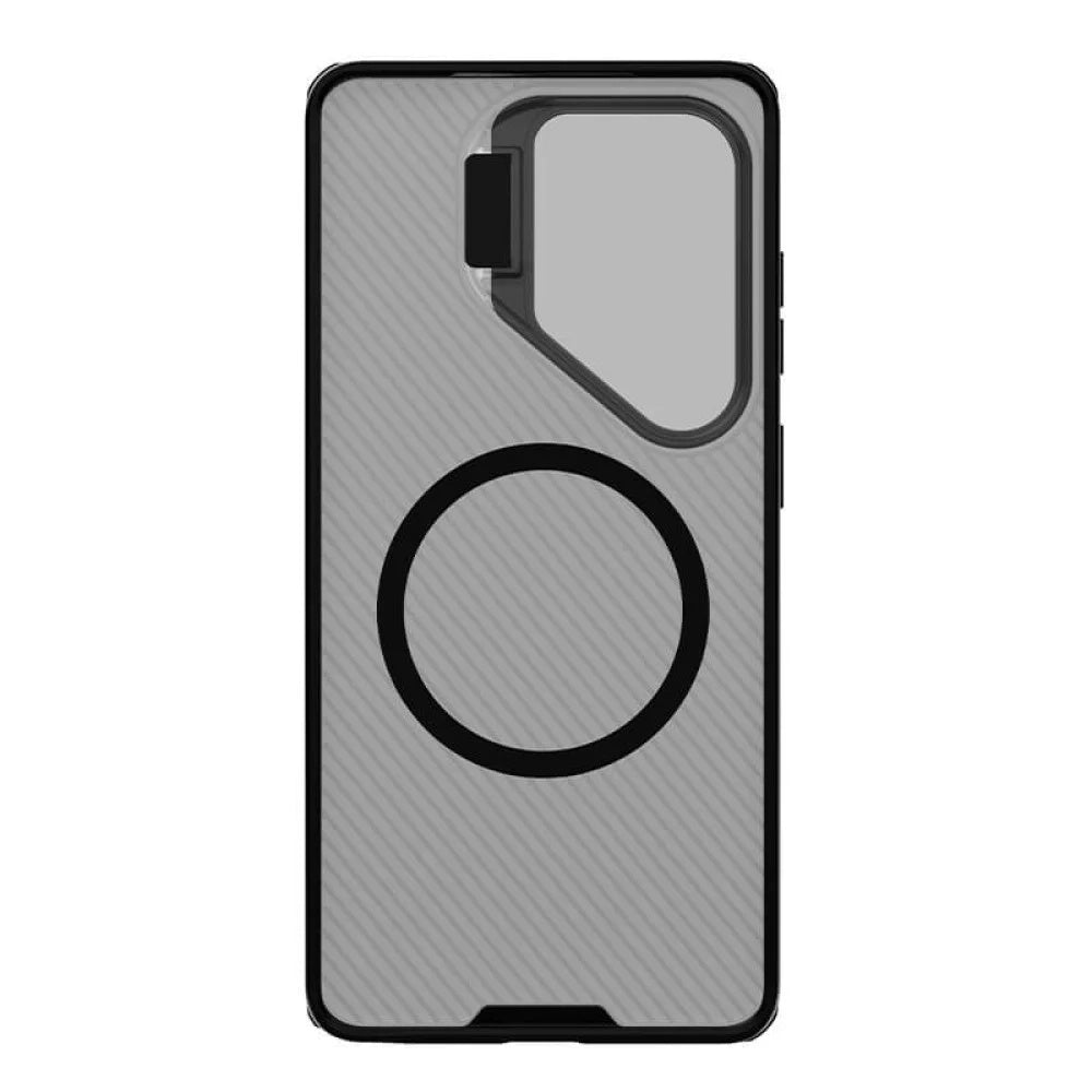 MagSafe-deksel for Samsung Galaxy S26 Ultra S948, Nillkin, CamShield Prop, Svart Transparent
